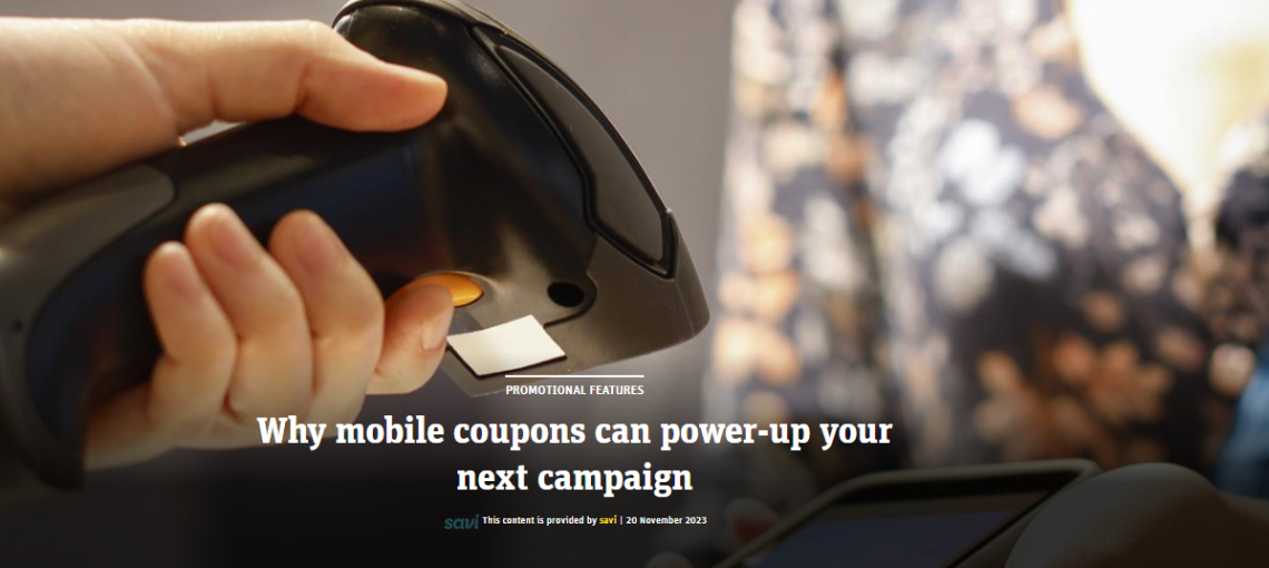 The Grocer savi mobile coupons article